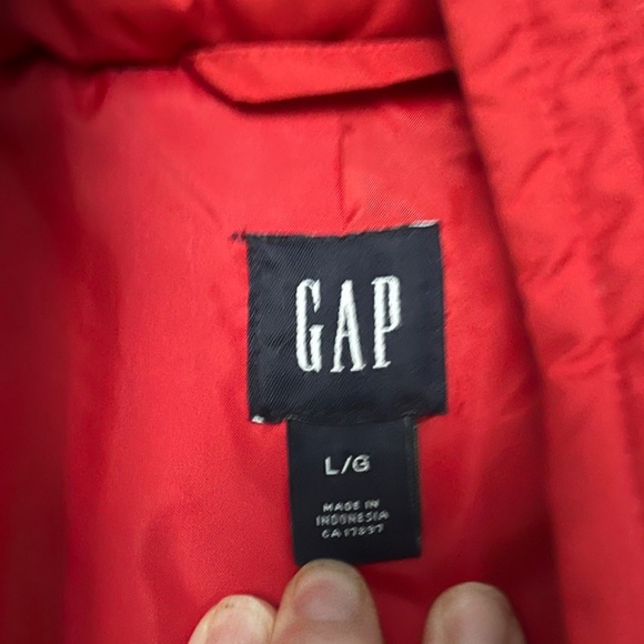 Vintage Gap Down Puffer, Red, L - Picture 8 of 14